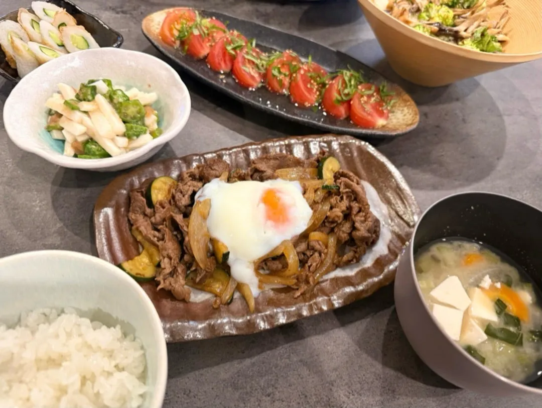 牛肉のスタミナ炒め!